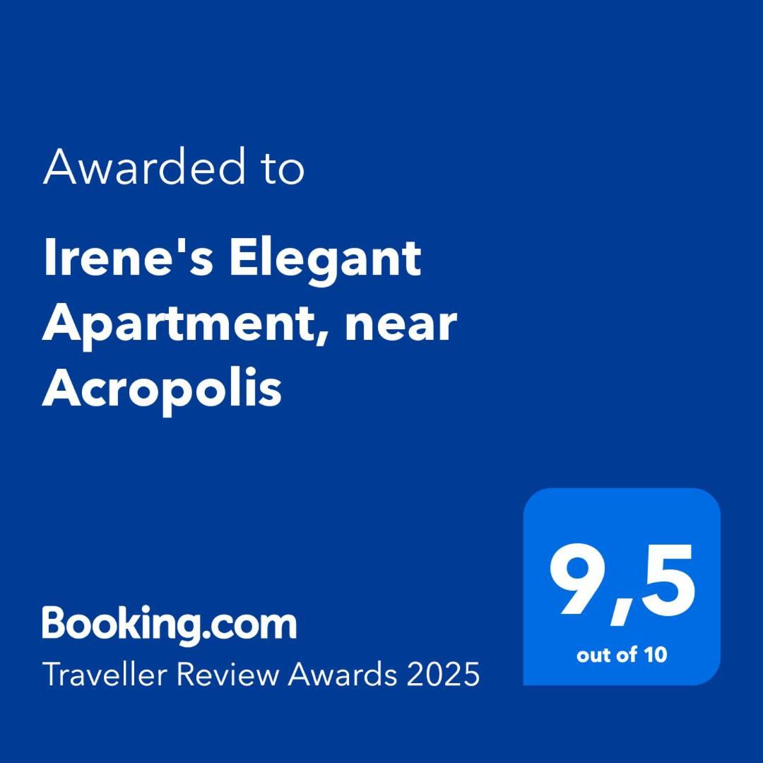 Irene'S Εlegant Αpartment, Near Acropolis Lägenhet Aten Exteriör bild